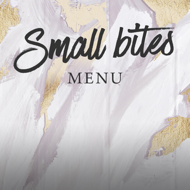 Small Bites menu at The Caversham Rose 